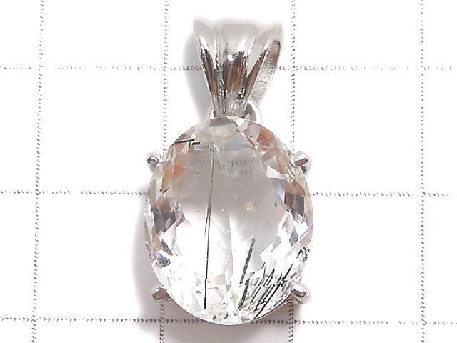 [Video][One of a kind] High Quality Tourmaline Quartz AAA Pendant Silver925 NO.21