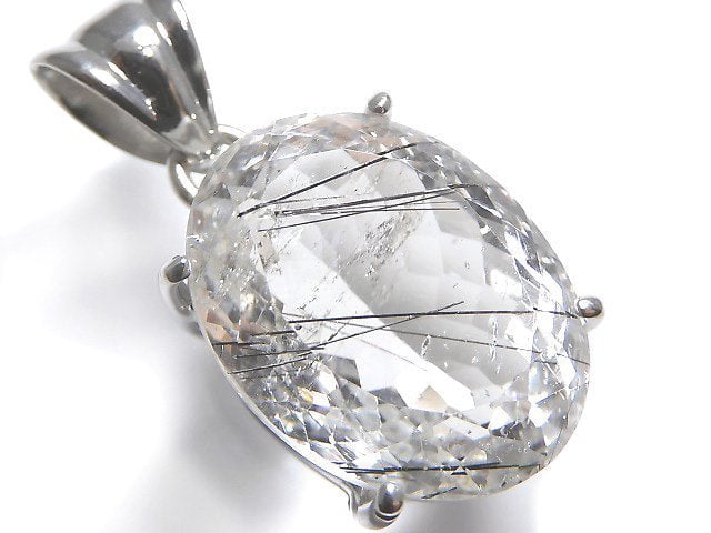 [Video][One of a kind] High Quality Tourmaline Quartz AAA Pendant Silver925 NO.23