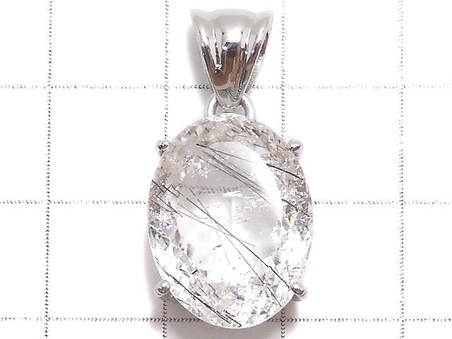 [Video][One of a kind] High Quality Tourmaline Quartz AAA Pendant Silver925 NO.23