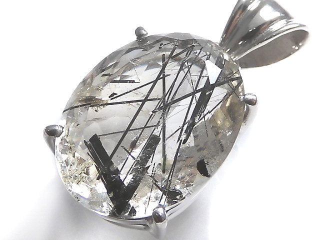 [Video][One of a kind] High Quality Tourmaline Quartz AAA Pendant Silver925 NO.25