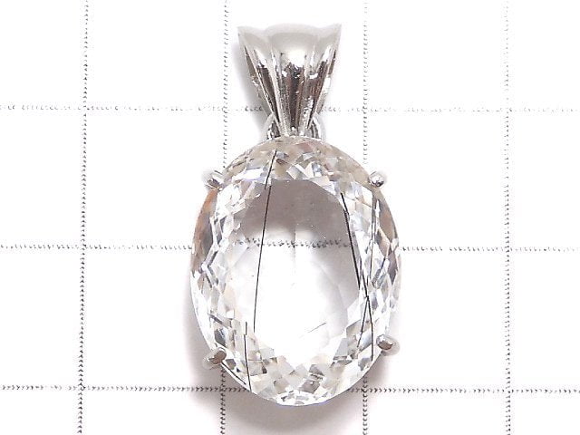 [Video][One of a kind] High Quality Tourmaline Quartz AAA Pendant Silver925 NO.26