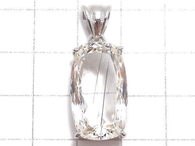 [Video][One of a kind] High Quality Tourmaline Quartz AAA Pendant Silver925 NO.27