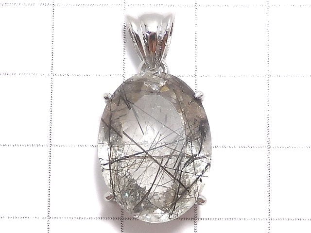 [Video][One of a kind] High Quality Tourmaline Quartz AAA Pendant Silver925 NO.28