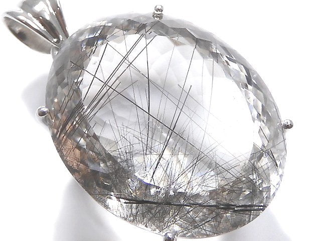 [Video][One of a kind] High Quality Tourmaline Quartz AAA Pendant Silver925 NO.30