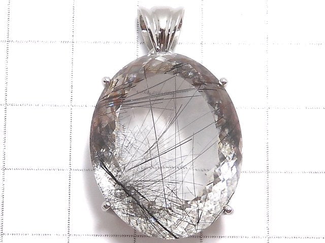 [Video][One of a kind] High Quality Tourmaline Quartz AAA Pendant Silver925 NO.30