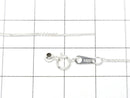 Silver925 Wheat Chain with Slide Adjuster, 0.8mm, No Coating, [45cm][60cm] Necklace, 1 Piece