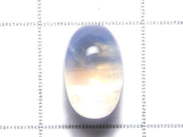 [Video][One of a kind] High Quality Rainbow Moonstone AAA Cabochon 1pc NO.116