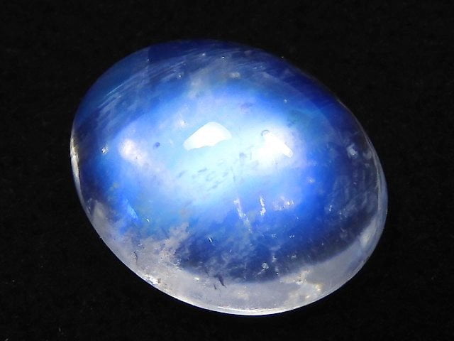 [Video][One of a kind] High Quality Rainbow Moonstone AAA Cabochon 1pc NO.122