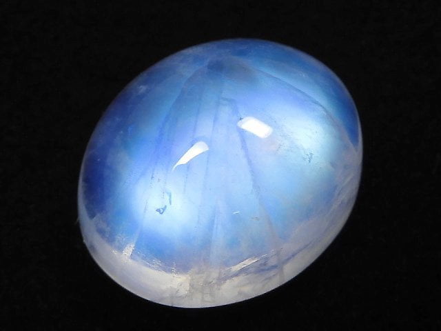 [Video][One of a kind] High Quality Rainbow Moonstone AAA Cabochon 1pc NO.124