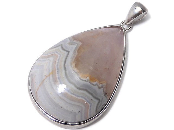 [Video][One of a kind] Amethyst Agate Pendant Silver925 NO.27