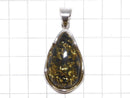 [Video][One of a kind] Baltic Amber Pendant Silver925 NO.46