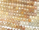 [Video]High Quality Natural Multi-Color Zircon AAA Faceted Button Rondelle 3x3x2mm Half or 1strand beads (aprx.11inch/28cm)