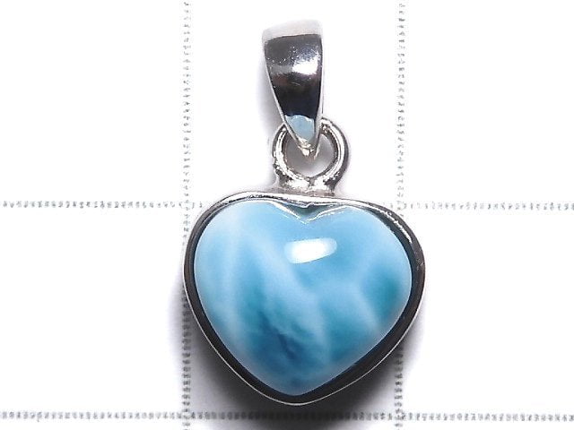 [Video][One of a kind] Larimar Pectolite AAA Pendant Silver925 NO.311