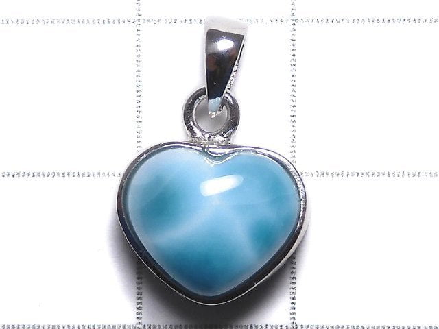 [Video][One of a kind] Larimar Pectolite AAA Pendant Silver925 NO.312