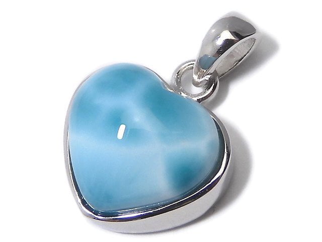 [Video][One of a kind] Larimar Pectolite AAA Pendant Silver925 NO.313