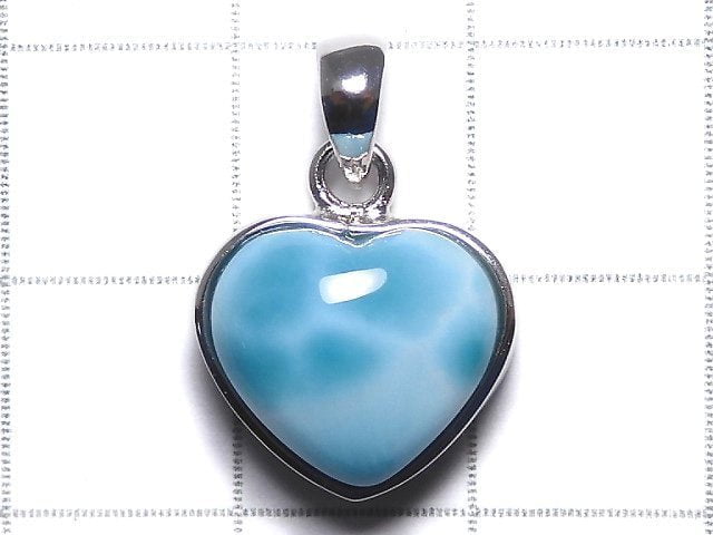 [Video][One of a kind] Larimar Pectolite AAA Pendant Silver925 NO.313