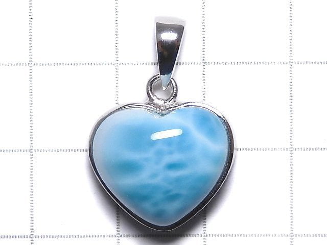 [Video][One of a kind] Larimar Pectolite AAA Pendant Silver925 NO.317