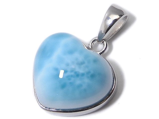 [Video][One of a kind] Larimar Pectolite AAA Pendant Silver925 NO.319