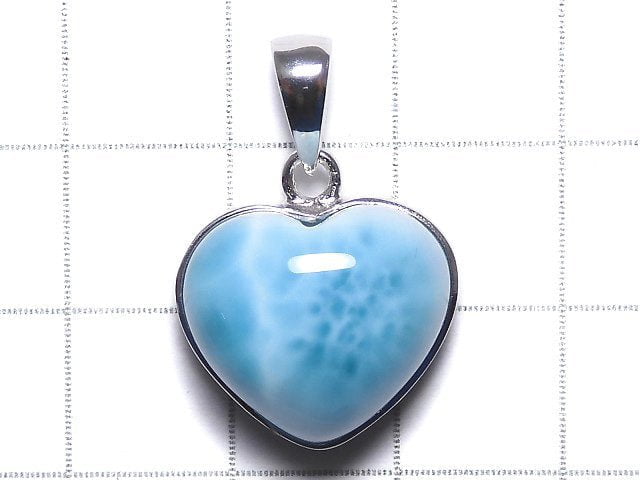 [Video][One of a kind] Larimar Pectolite AAA Pendant Silver925 NO.319