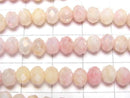 [Video]Glass Beads Faceted Button Rondelle 6x6x4.5mm Pink x Yellow AB 1strand beads (aprx.16inch/39cm)