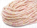 [Video]Glass Beads Faceted Button Rondelle 6x6x4.5mm Pink x Yellow AB 1strand beads (aprx.16inch/39cm)