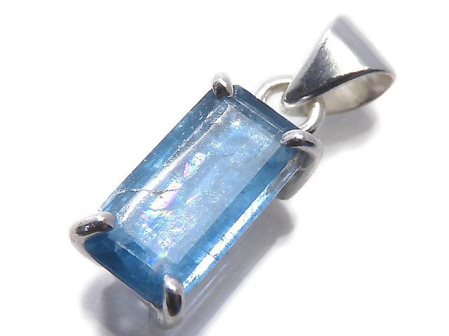 [Video][One of a kind] Indigo Blue Kyanite AAA- Pendant Silver925 NO.51