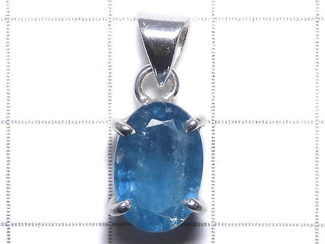 [Video][One of a kind] Indigo Blue Kyanite AAA- Pendant Silver925 NO.52