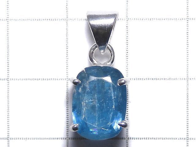 [Video][One of a kind] Indigo Blue Kyanite AAA- Pendant Silver925 NO.54