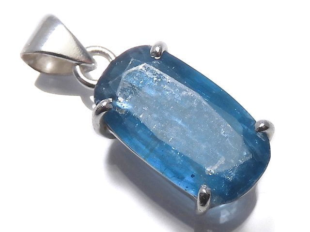 [Video][One of a kind] Indigo Blue Kyanite AAA- Pendant Silver925 NO.55