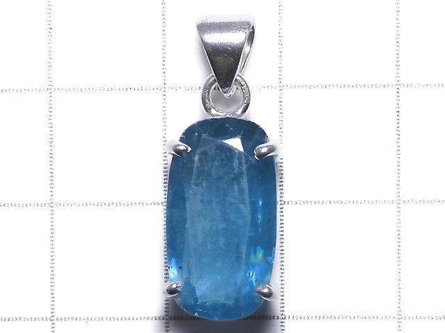 [Video][One of a kind] Indigo Blue Kyanite AAA- Pendant Silver925 NO.55