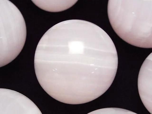 [Video] Pink Calcite AA++ Sphere, Round 45-55mm 1pc
