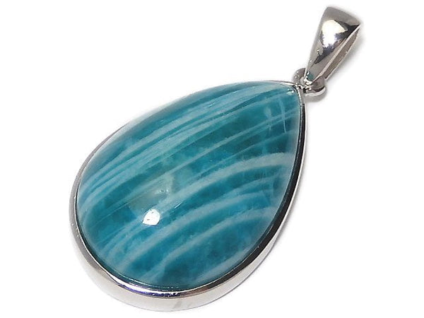 [Video][One of a kind] Amazonite AAA- Pendant Silver925 NO.221