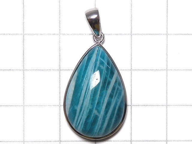 [Video][One of a kind] Amazonite AAA- Pendant Silver925 NO.221