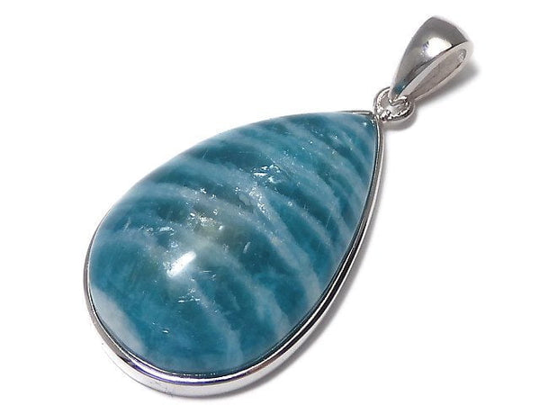 [Video][One of a kind] Amazonite AAA- Pendant Silver925 NO.223