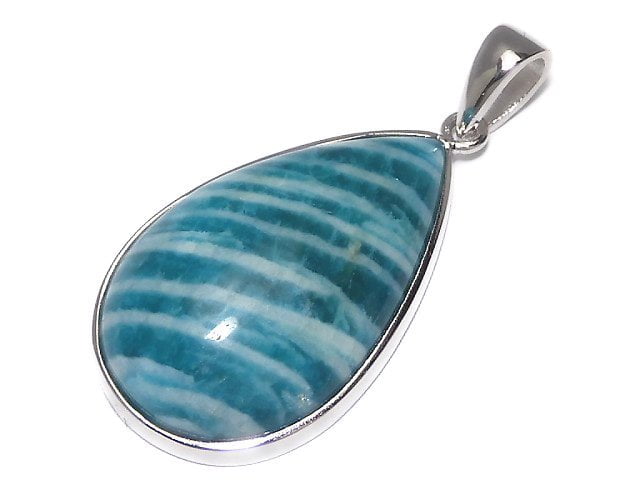 [Video][One of a kind] Amazonite AAA- Pendant Silver925 NO.225