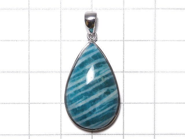 [Video][One of a kind] Amazonite AAA- Pendant Silver925 NO.225