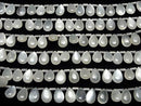 [Video]High Quality White Moonstone AAA- Pear shape (Smooth) 12x8mm half or 1strand (18pcs)
