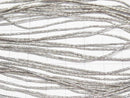 Karen Silver Patterned Tube 2.3x1x1mm half or 1strand beads (aprx.27inch/68cm)