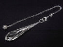 [Video] Crystal AAA Pendulum 65x14x14mm with chain, silver color, 1pc