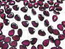 [Video]High Quality Pink Purple Garnet AAA Loose stone Pear shape Faceted 8x6mm 5pcs