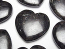 [Video] Nuummite Undrilled Heart 38x40mm 1pc