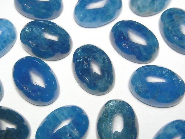 [Video] Blue Apatite AA+ Oval Cabochon 18x13mm 1pc