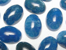 [Video] Blue Apatite AA+ Oval Cabochon 18x13mm 1pc