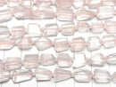 [Video] Rose Quartz AA++ Faceted Nugget 1strand beads (aprx.13inch/32cm)