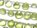 [Video]High Quality Peridot AAA Chestnut (Smooth) half or 1strand beads (aprx.7inch/18cm)