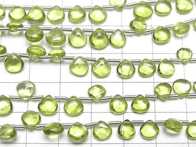 [Video]High Quality Peridot AAA Chestnut (Smooth) half or 1strand beads (aprx.7inch/18cm)