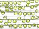 [Video]High Quality Peridot AAA Chestnut (Smooth) half or 1strand beads (aprx.7inch/18cm)