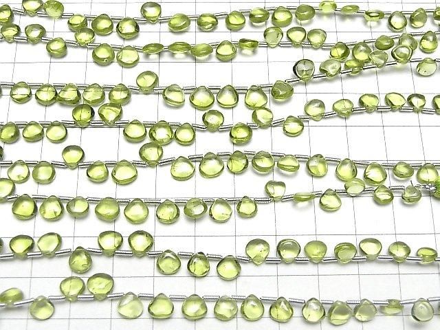 [Video]High Quality Peridot AAA Chestnut (Smooth) half or 1strand beads (aprx.7inch/18cm)