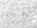 [Video] High Quality White Shell (Silver-lip Oyster) AAA Oval Cabochon 5x3mm 5pcs