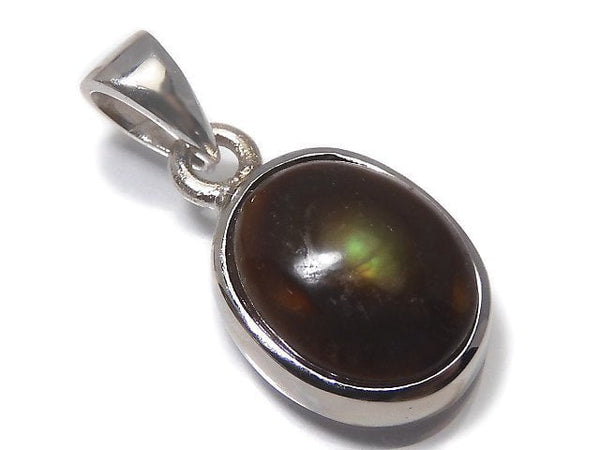 [Video][One of a kind] Mexico Fire Agate AAA- Pendant Silver925 NO.31